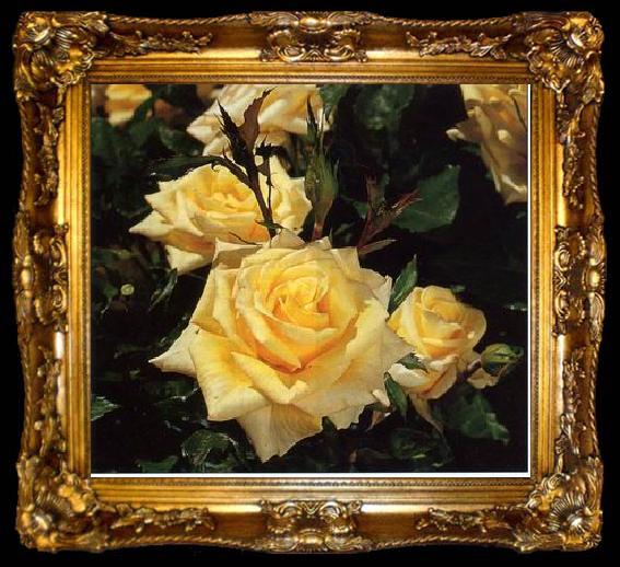 framed  unknow artist Still life floral, all kinds of reality flowers oil painting  158, ta009-2